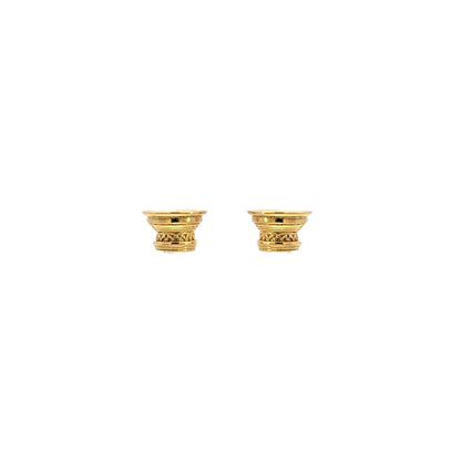 Ancient Roman Doric Column Earstuds