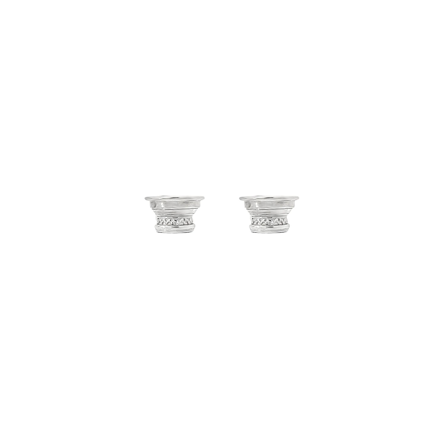 Ancient Roman Doric Column Earstuds