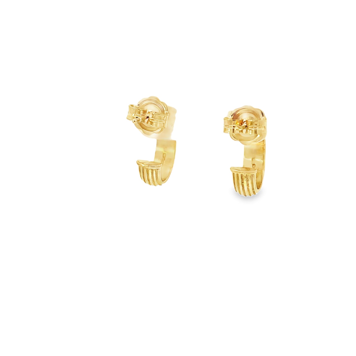 Ancient Roman Ionic Column Hoop Earrings