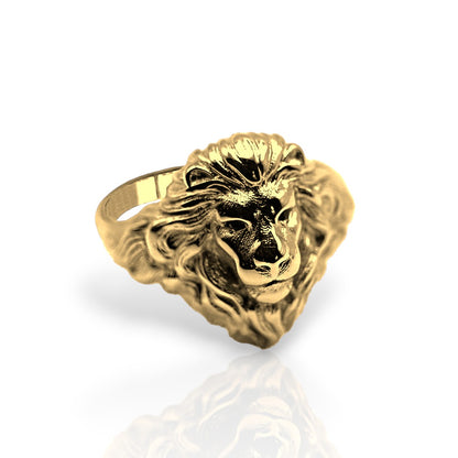 Nemean Lion Head Ring