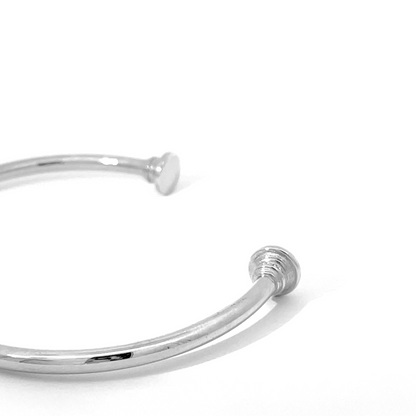 Ancient Roman Doric Column Torque Bangle (3mm)