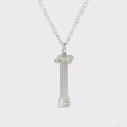 Small Ancient Roman Ionic Column Pendant