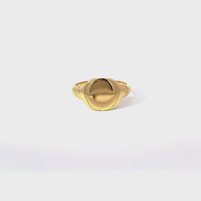 Small Ancient Roman Doric Column Signet Ring