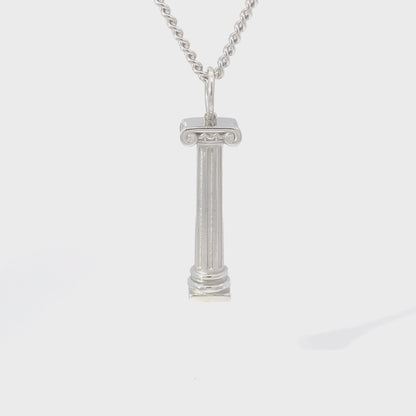 Large Ancient Roman Ionic Column Pendant