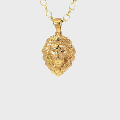 Nemean Lion Head Pendant